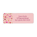 Search for lipstick return address labels Pink