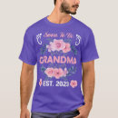 Search for grandma announcement tshirts Gigi
