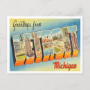 Search for vintage detroit postcards Travel