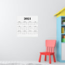Search for simple calendar posters Full year