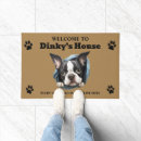 Search for boston terrier doormats Funny
