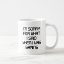 Search for not sorry mugs Apology