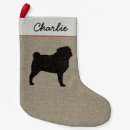 Search for pug christmas stockings Dog