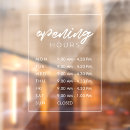 Search for modern window decals Opening times