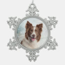 Search for border collie christmas tree decorations Animal