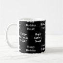 Search for typography text template mugs Black and white