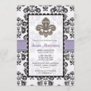 Search for fleur de lis bridal shower invitations New orleans