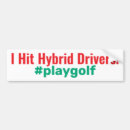 Search for golfing bumper stickers Driver