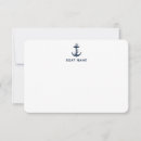 Search for anchor thank you cards Navy blue
