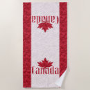 Search for canada beach towels Red