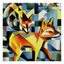 Search for abstract fox art Wildlife