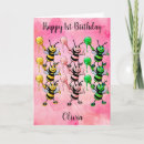 Search for bee birthday cards Girl