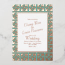 Search for teal rose wedding invitations Script