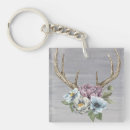 Search for deer antlers key rings Floral