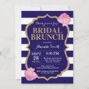 Search for navy blue bridal brunch invitations Modern