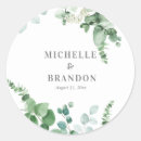 Search for water wedding stickers Botanical