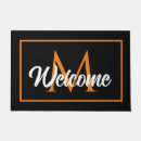 Search for halloween doormats Black and white