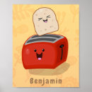 Search for toasted bread posters Kawaii