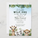 Search for wild baby shower invitations Cute baby animals