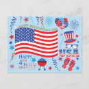 Search for red white blue stripes postcards Flag