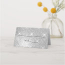 Search for silver place cards Sparkly