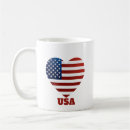 Search for american flag heart mugs Usa