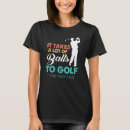 Search for golfer womens tshirts Balls