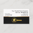 Search for magnifying glass business cards Inspector