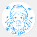 Search for angel wings with halo stickers Heart