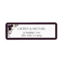 Search for bridal shower rectangle stickers Botanical