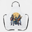 Search for rock band aprons Halloween
