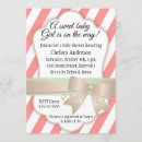 Search for striped baby shower invitations Bow