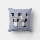 Search for black and white letter cushions Cute