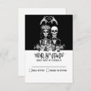 Search for floral skull invitations Black and white