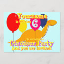 Search for pre birthday invitations Dinosaurs