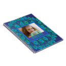 Search for peacock feathers notebooks Teal