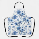 Search for blue pattern aprons Pretty
