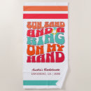 Search for bachelorette party beach towels Bride