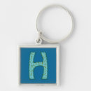 Search for initial h key rings Monogrammed