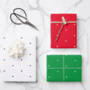 Search for red and green polka dot wrapping paper Chic