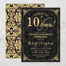 Search for 10th anniversary invitations Damask