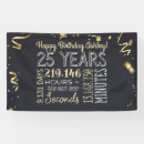 Search for 25th birthday banners Elegant