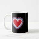 Search for american flag heart mugs July 4th