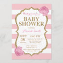 Search for pink glitter baby shower invitations Modern