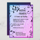 Search for music bridal shower invitations Butterfly