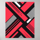 Search for red and white pattern posters Geometric
