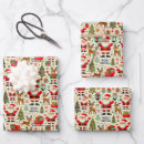 Search for rudolph wrapping paper Santa