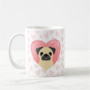 Search for pug valentine mugs Heart