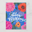 Search for orange flower happy birthday postcards Beautiful