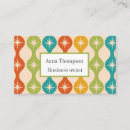 Search for mid century business cards Retro